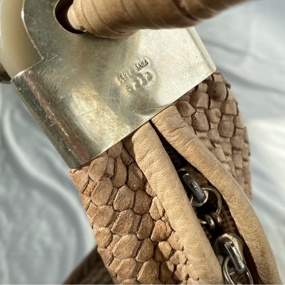 Perez Sanz 6212 Leather Woven Handbag - Vintage Leather - Picture 5 of 10